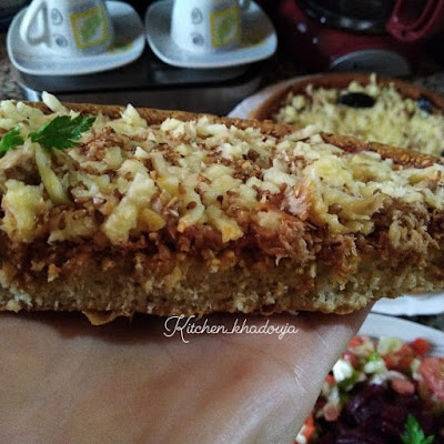 كيكة مغربية مالحة و سهلة بالطون 