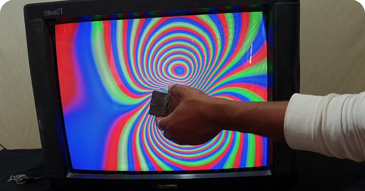 Why does a mess up Old Crt Tv Distort old Tv