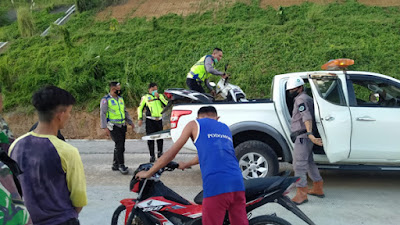 Balap Liar di Ruas Jalan Tol, 7 Sepeda Motor Disita