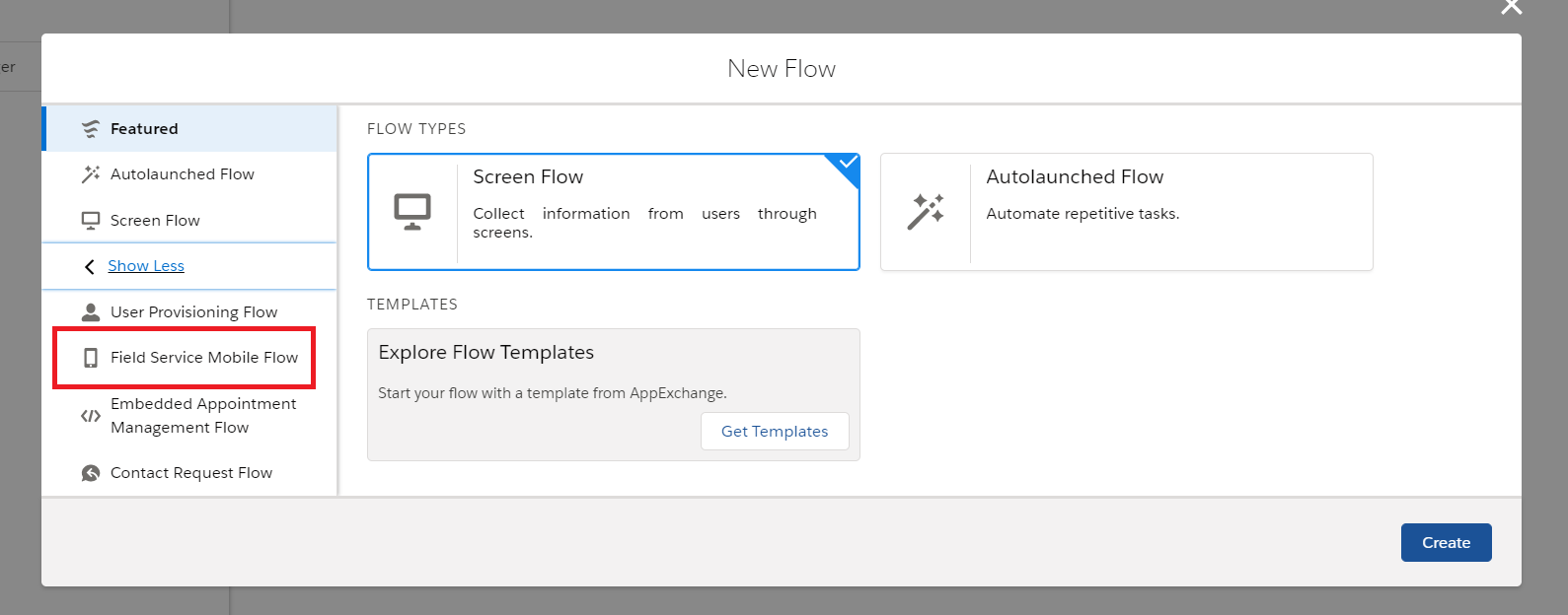 Field Service Mobile Flow Field Service Lightning