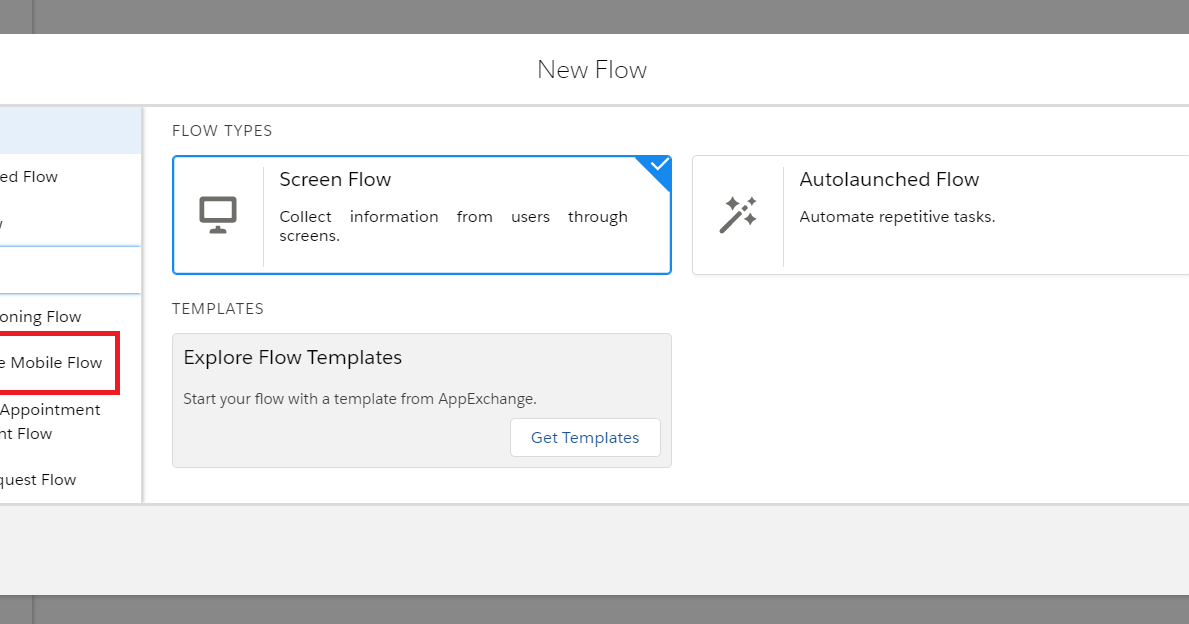 Field Service Mobile Flow Field Service Lightning
