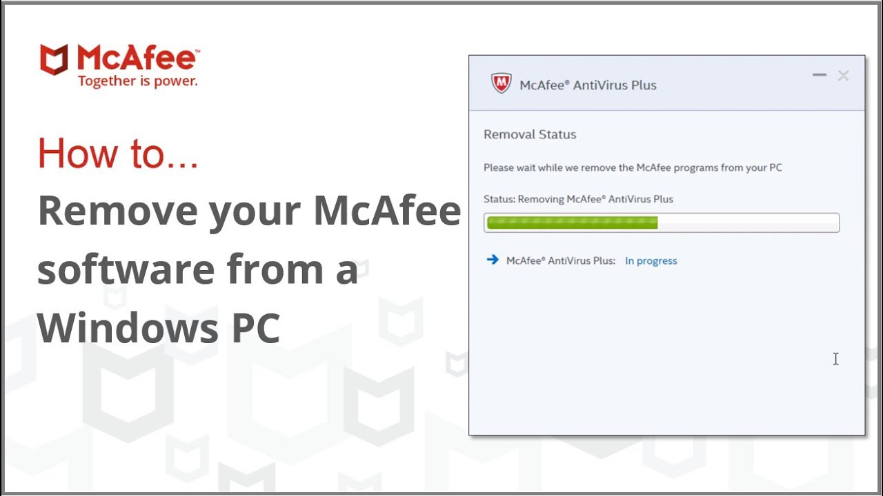 How To Uninstall Mcafee Antivirus?