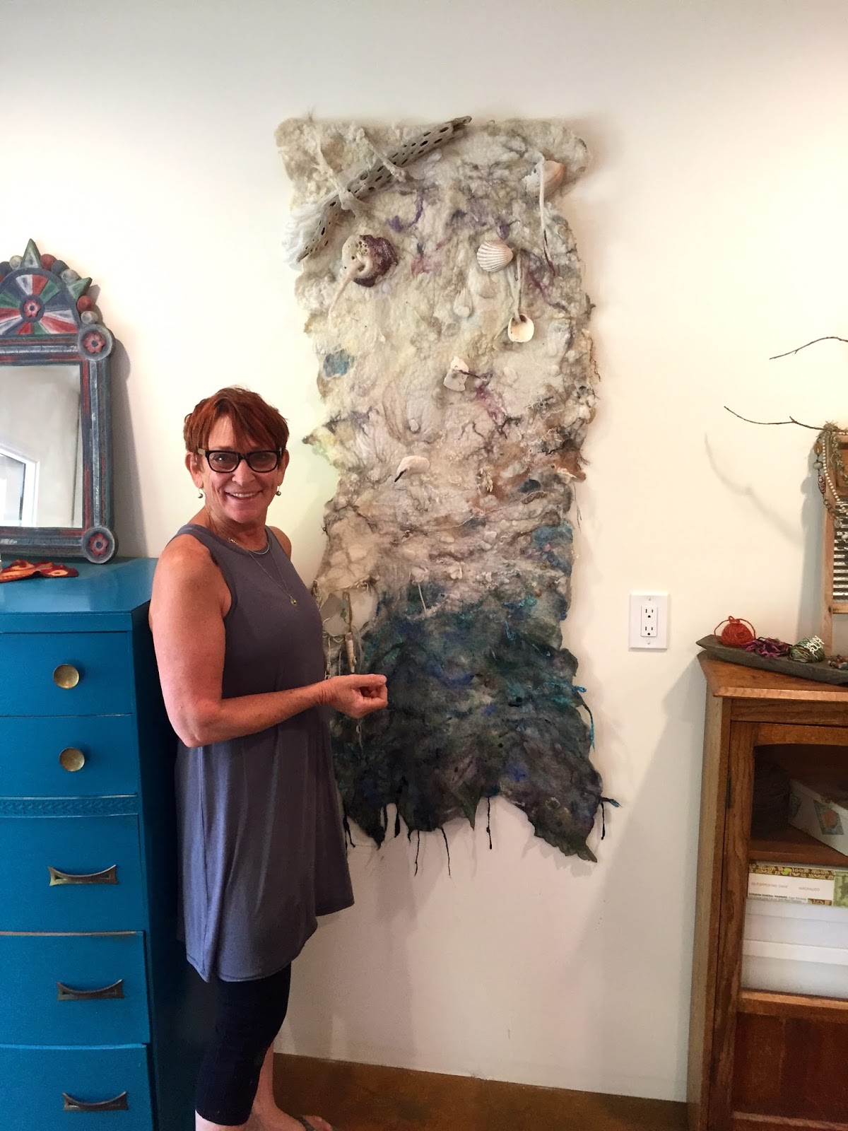 Studio 907 How to Mount a Felted Wall Hanging