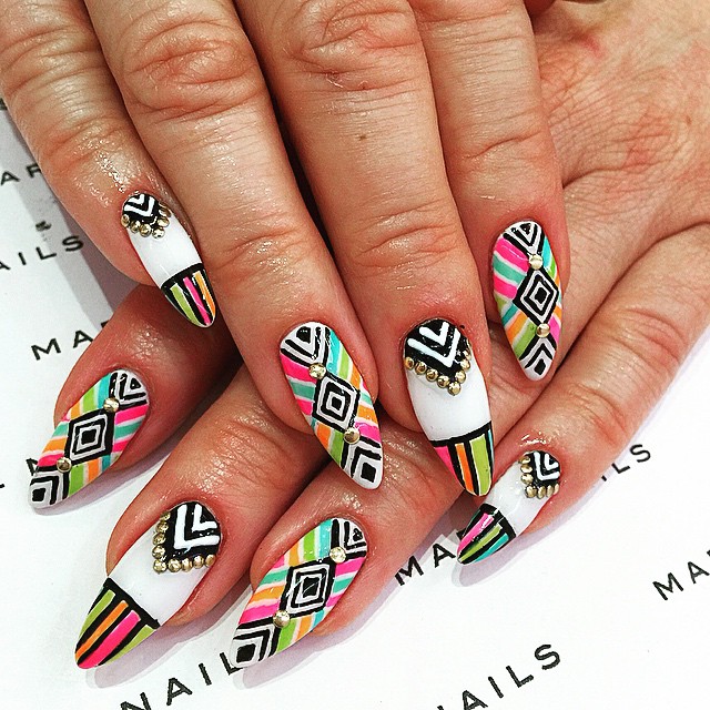 Tribal Nail Designs!