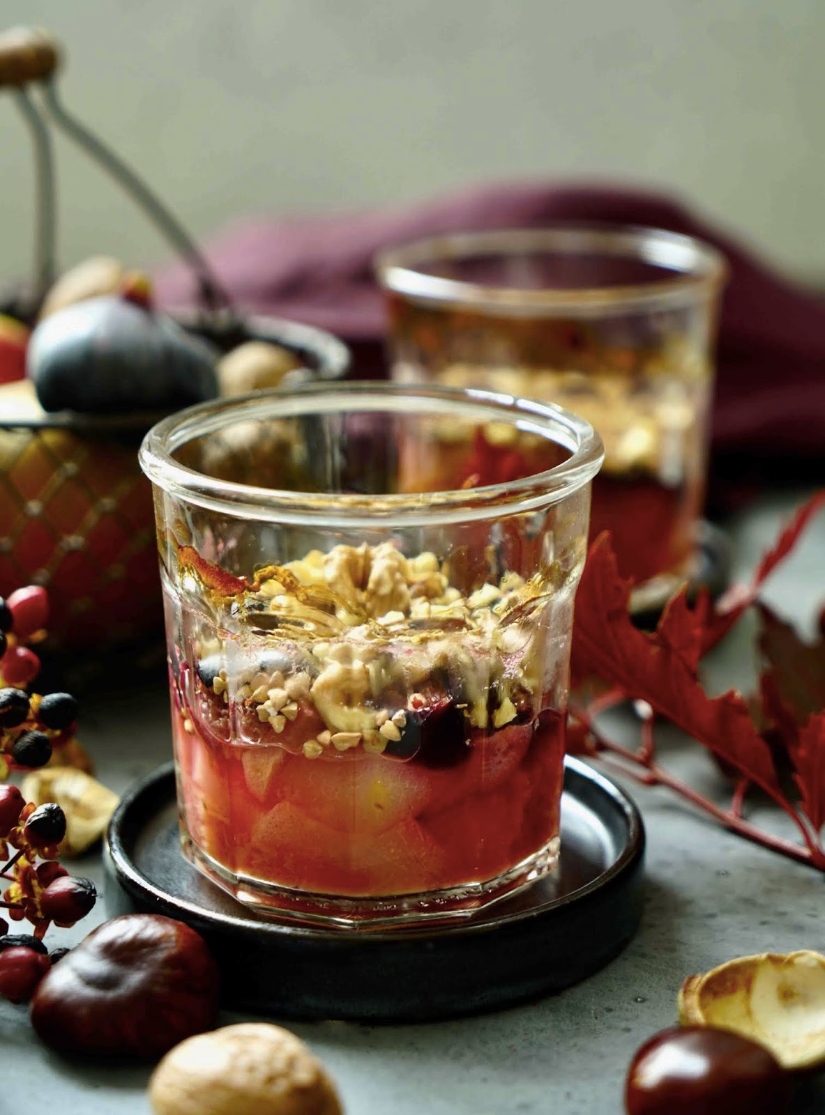 Compote de fruits d'automne au four / On dine chez Nanou