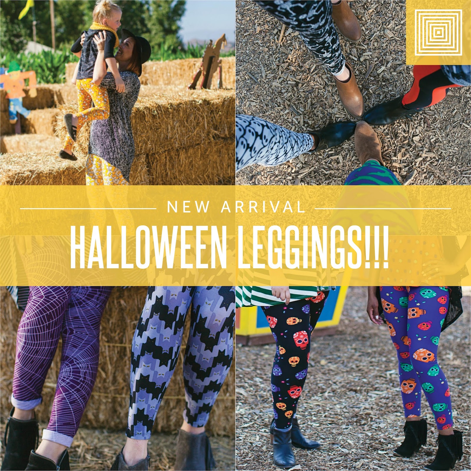 LuLaRoe Halloween Leggings Polka Dot Monster