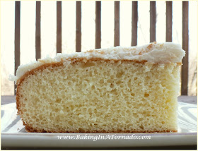 Not-So-Plain Vanilla Cake | www.BakingInATornado.com | #recipe #cake