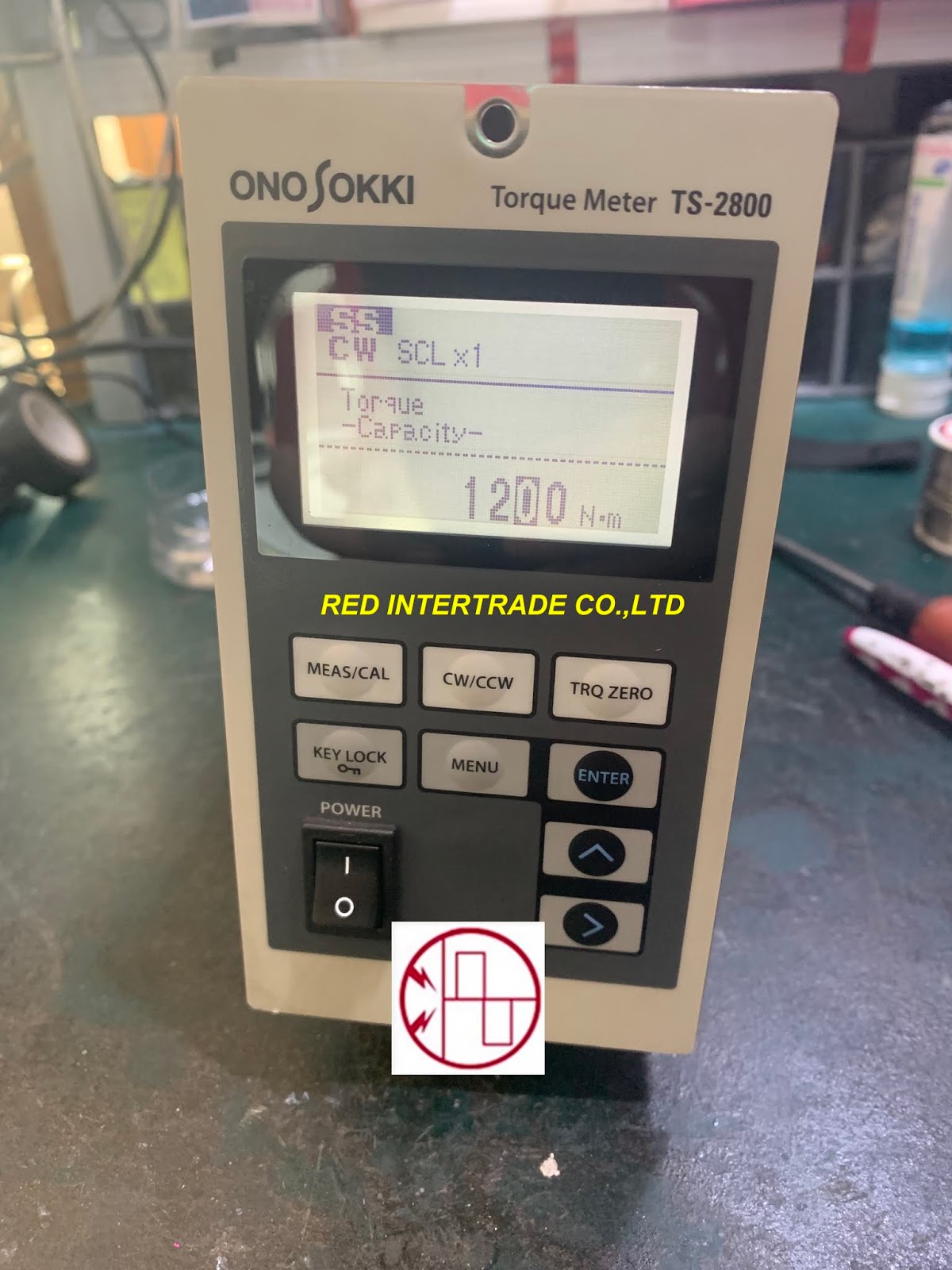รับซ่อม ONOSOKKI TS2800 TORQUE METER REPAIR หน้าจอขาว
