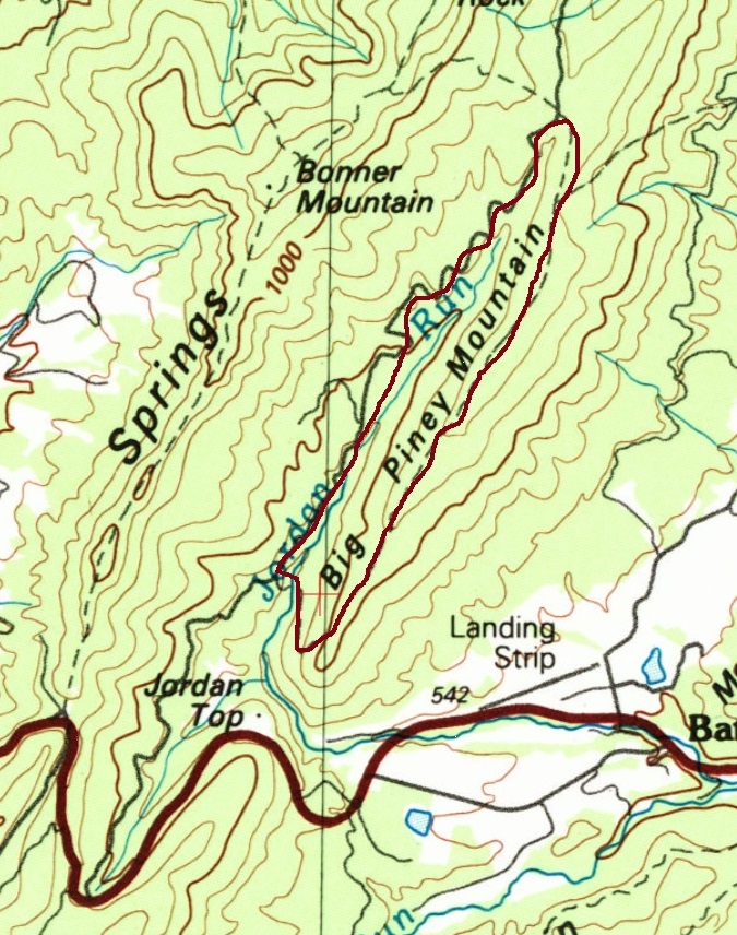Wandering Virginia South Piney Mountain Trail, Warm Springs District, GWNF