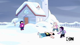 NEW Steven Universe Future, Steven Plays In The Snow