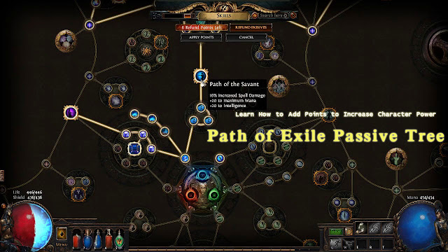 Path of Exile Passive Tree Learn where to allocate points