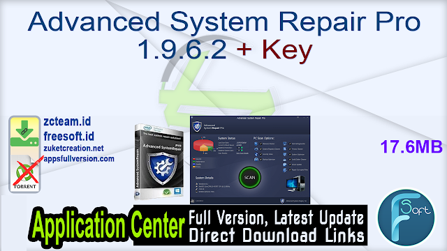 Advanced System Repair Pro 1.9.6.2 + Key_ ZcTeam.id