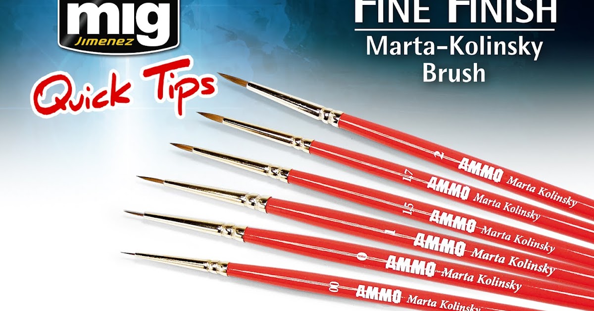 Apuntes de Modelismo Fine Finish MartaKolinsky Brush