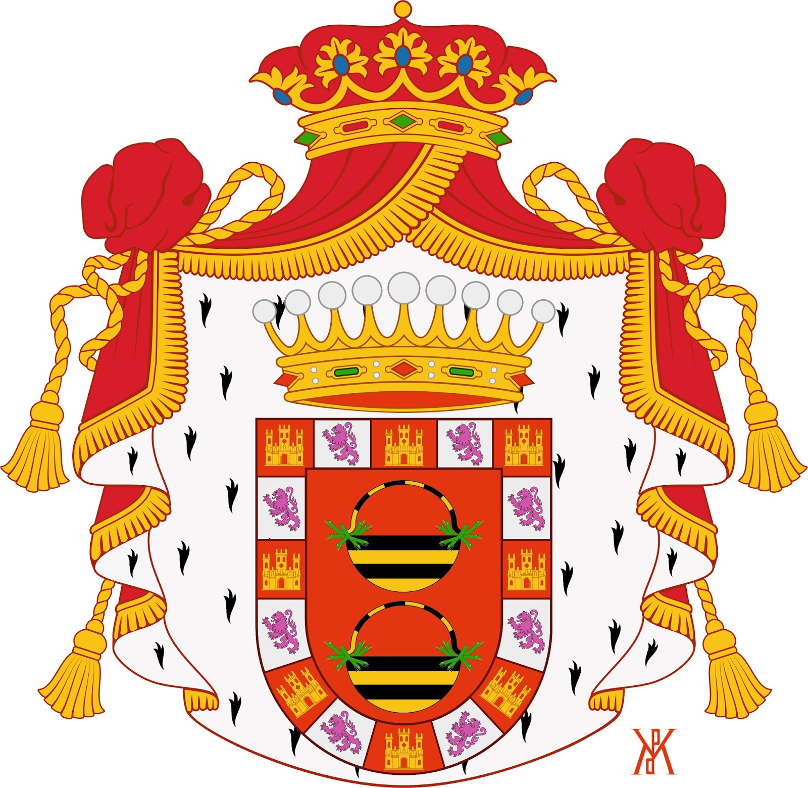 HERÁLDICA Y NOBILIARIA CONDE DE PAREDES DE NAVA, G. DE E.