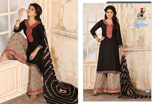 The Ethnic Studio Snickers kurtis with palazzo and Dupatta