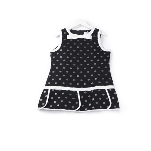 Váy Bé Gái Nỉ Chữ A Phối Nơ – BELDINO 158197