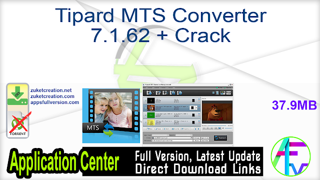 Tipard MTS Converter 7.1.62 + Crack