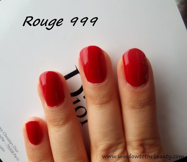 dior rouge 999 swatch