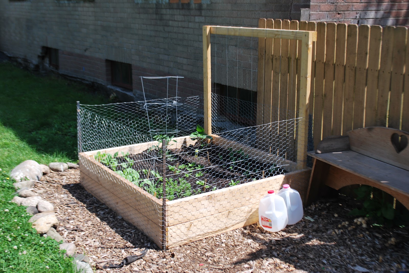 Leading Them To The Rock : DIY Raised Garden Bed 4ft x 8ft