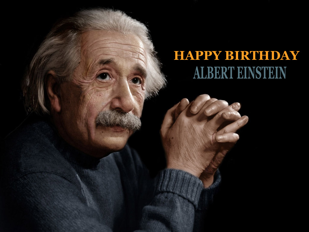 Happy Birthday Photo Trending Albert Einstein "Cool Wallpapers" on His