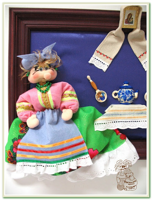 Авторская кукла Кубанские казаки