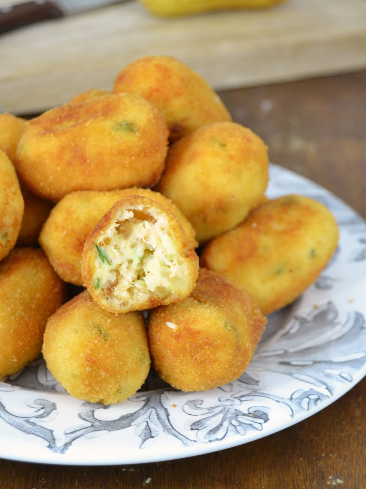 Croquetas de pollo con patata ¡Sin bechamel! Cuuking! Recetas de cocina
