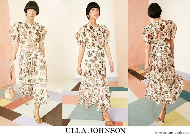 Crown Princess Victoria wore Ulla Johnson Eugenie dress