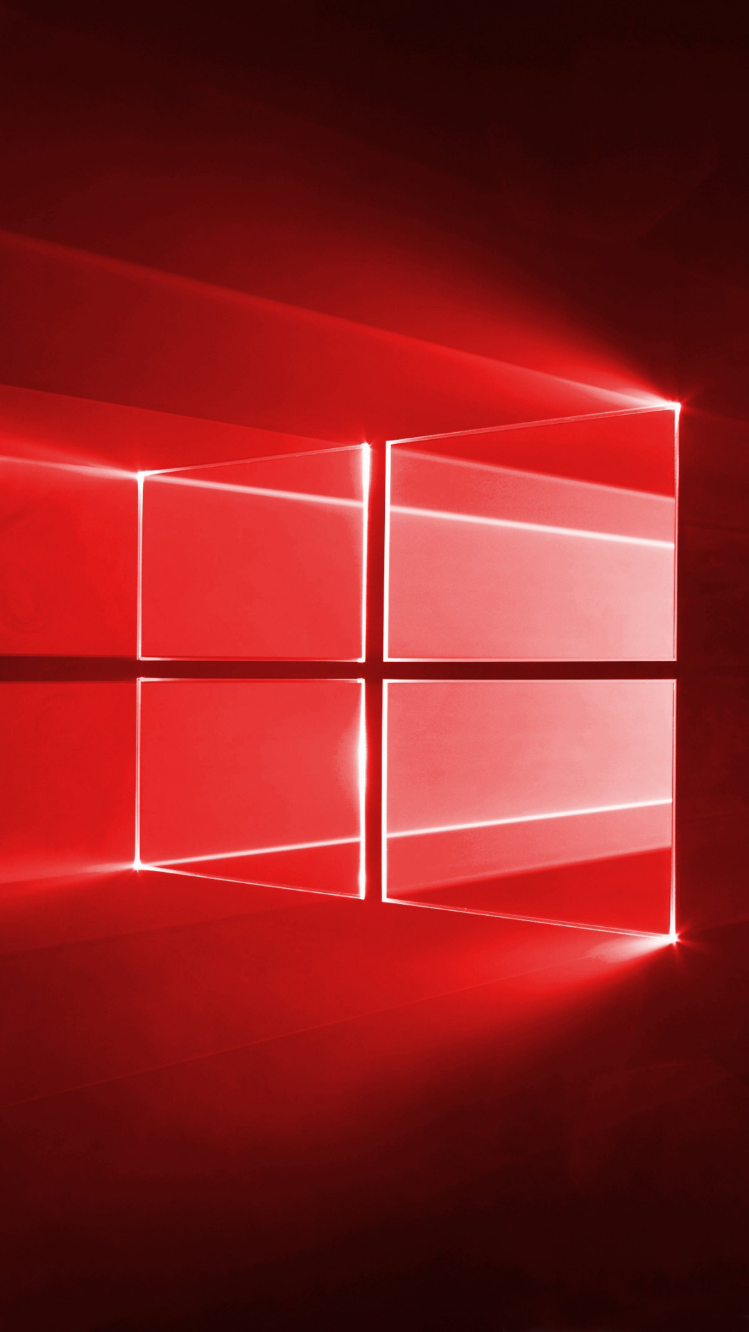 Papel de Parede Windows Dez Vermelho