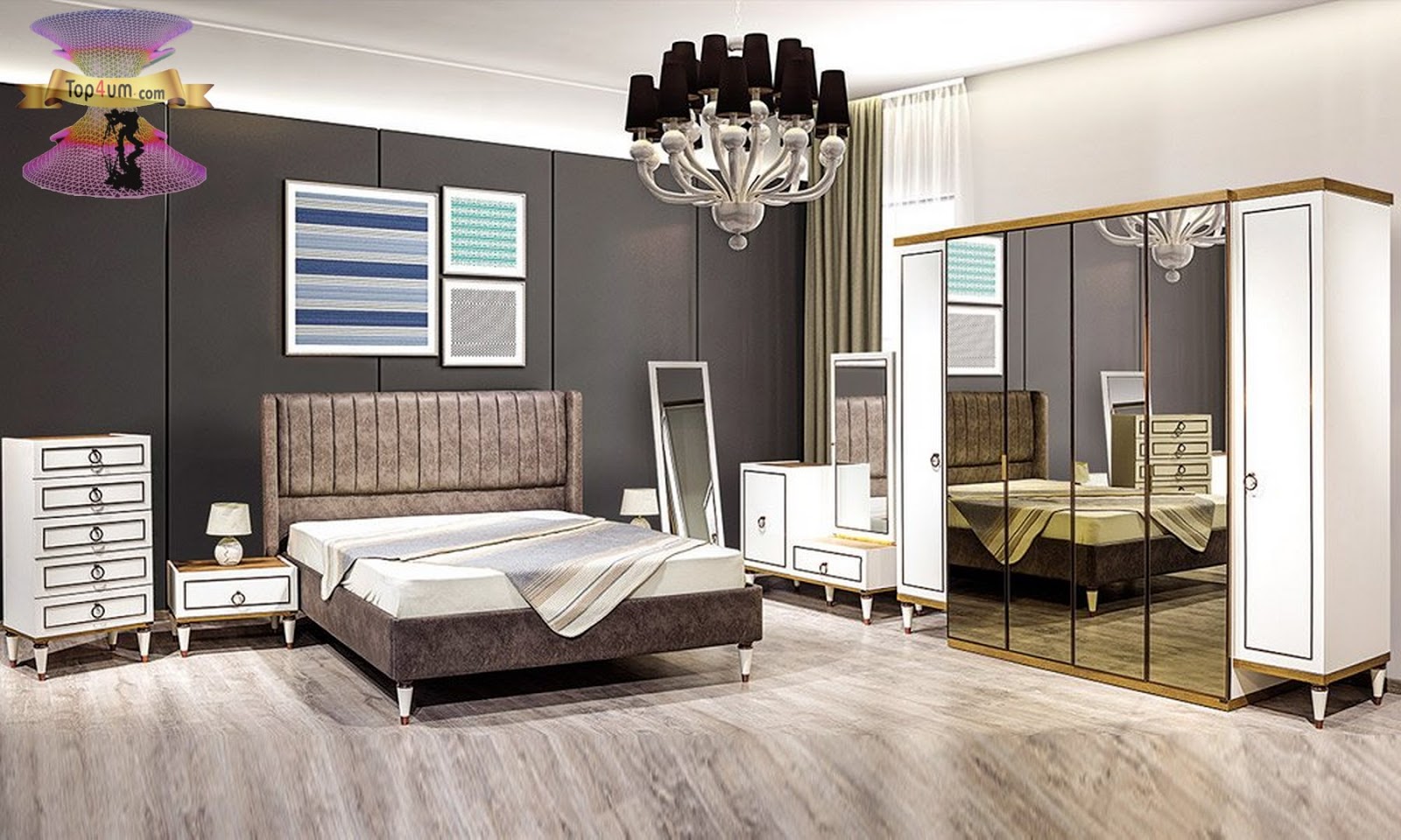 اروع تصميمات جناح غرفة النوم الرئيسية والدريسنج روم 2021 اروع تصميمات جناح غرفة النوم الرئيسية والدريسنج روم 2021