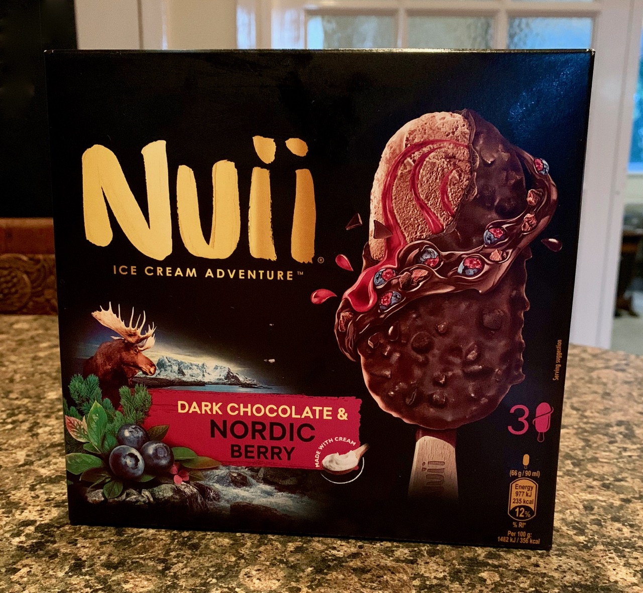 FOODSTUFF FINDS Nuii Dark Chocolate and Nordic Berry Ice Creams (Waitrose) By Cinabar