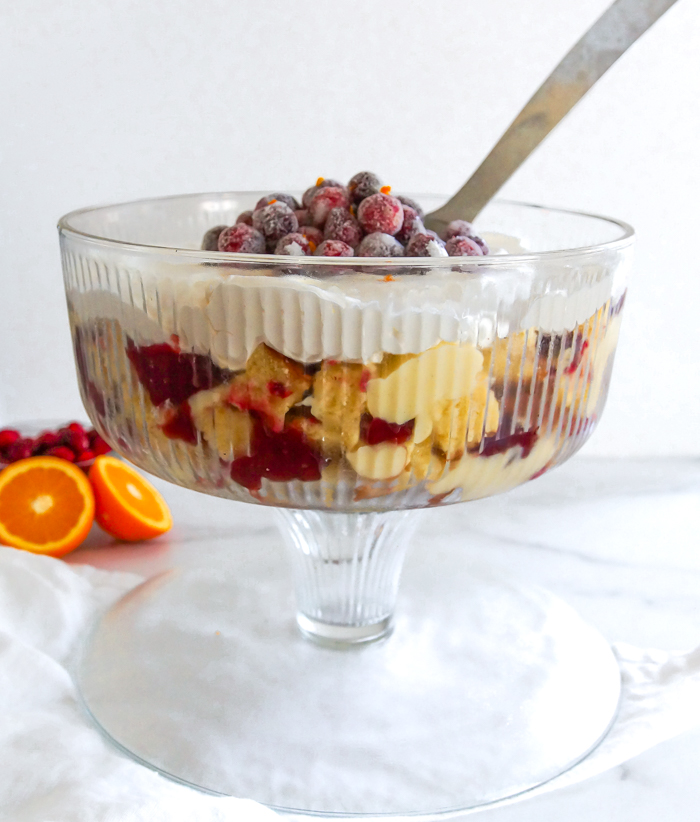 Cranberry Orange Trifle