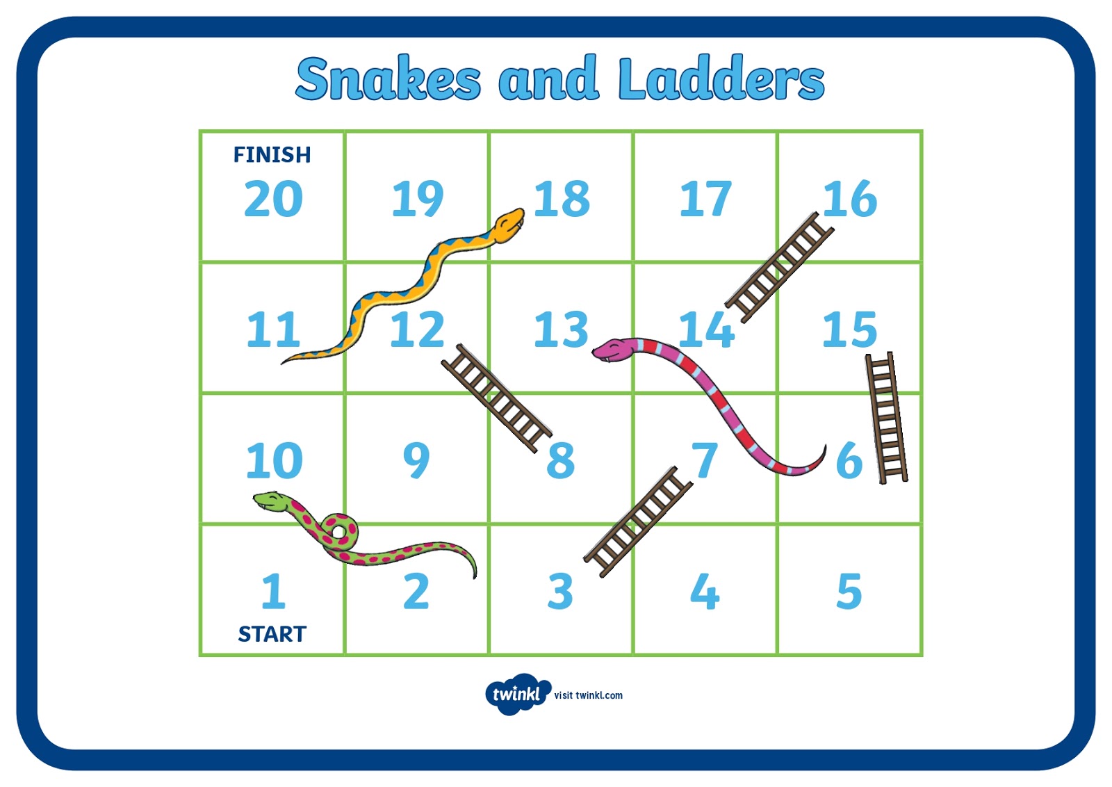 Kids 5 NOW YOU CAN MAKE A DICE AND PLAY SNAKES AND LADDERS. UP THE