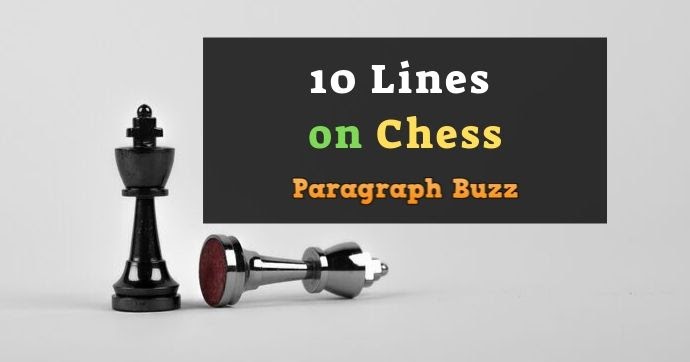 10 lines on chess for class 6 picture