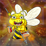 Games4King -  G4K Atrocious Fighter Bee Escape Game