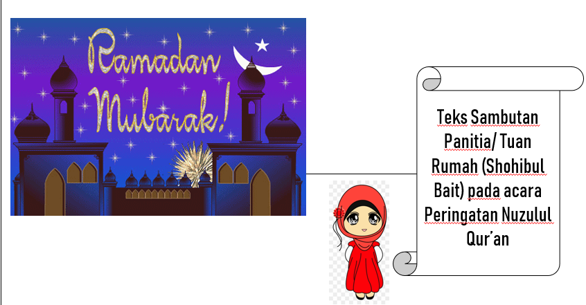 CONTOH TEKS SAMBUTAN PANITIA DAN TUAN RUMAH (SHOHIBUL BAIT) ACARA