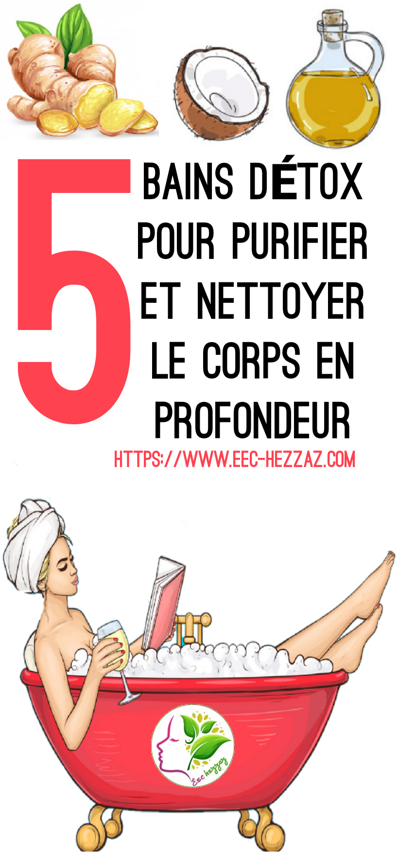 5 bains détox pour purifier et nettoyer le corps en profondeur