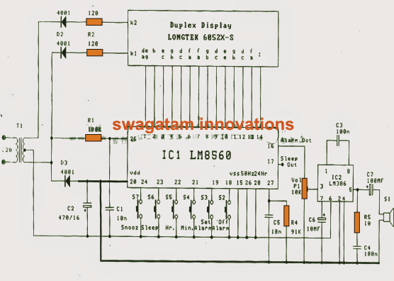 Simple Digital Clock Circuit Explained | CIRCUIT DIAGRAMS FREE