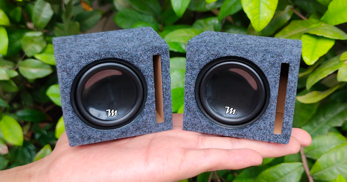 DIY Mini Subwoofer Miniature Subwoofer (3529Hz) Bass Test