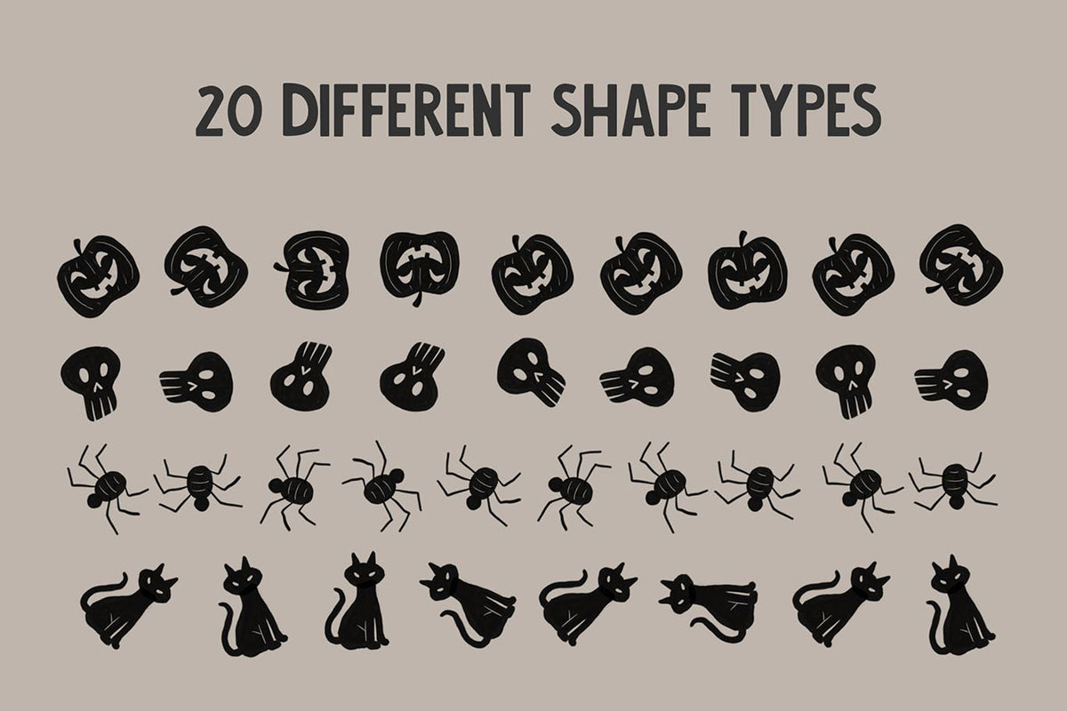 Hallow Stamp - Procreate Brush 2 Hallow Stamp Procreate Brus