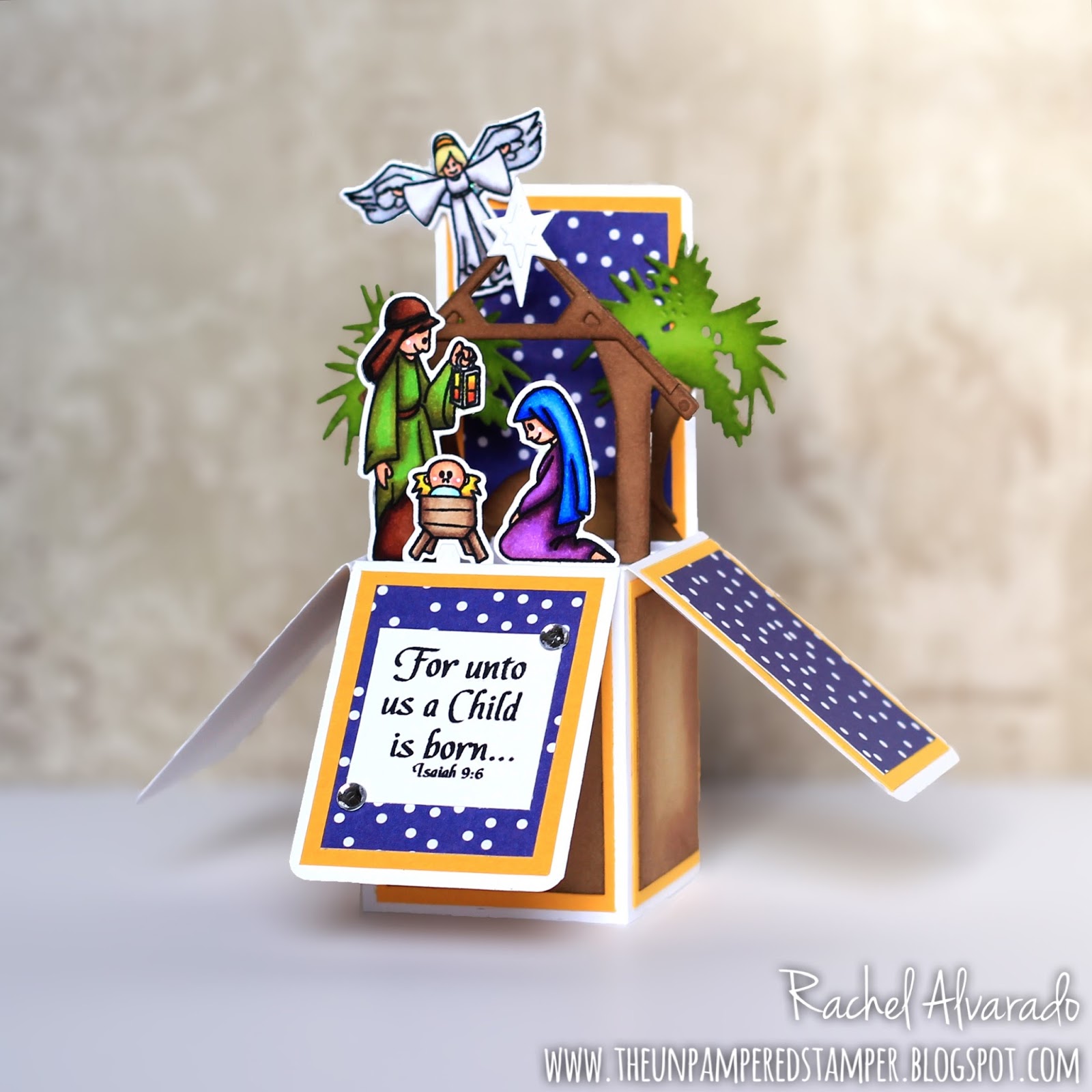 Nativity Scene The Stamps of Life