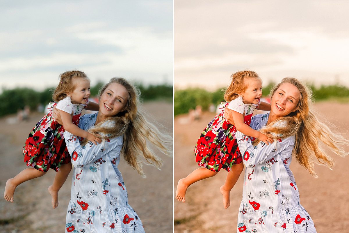 Sunset Warm Lightroom Presets (XMP, LR)
