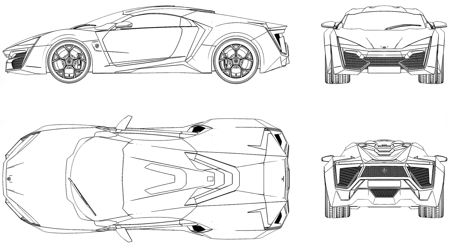 w motors lykan hypersport coloring pages - photo #1