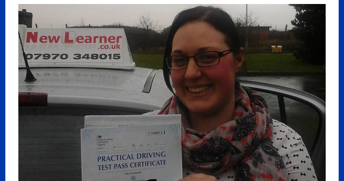 Naomi, has passed at Featherstone driving test centre | newlearner.co.uk