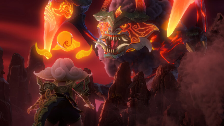 #5.3103, Cho'Gath, Shan Hai Scrolls, LoL, 4K Wallpaper PC Desktop