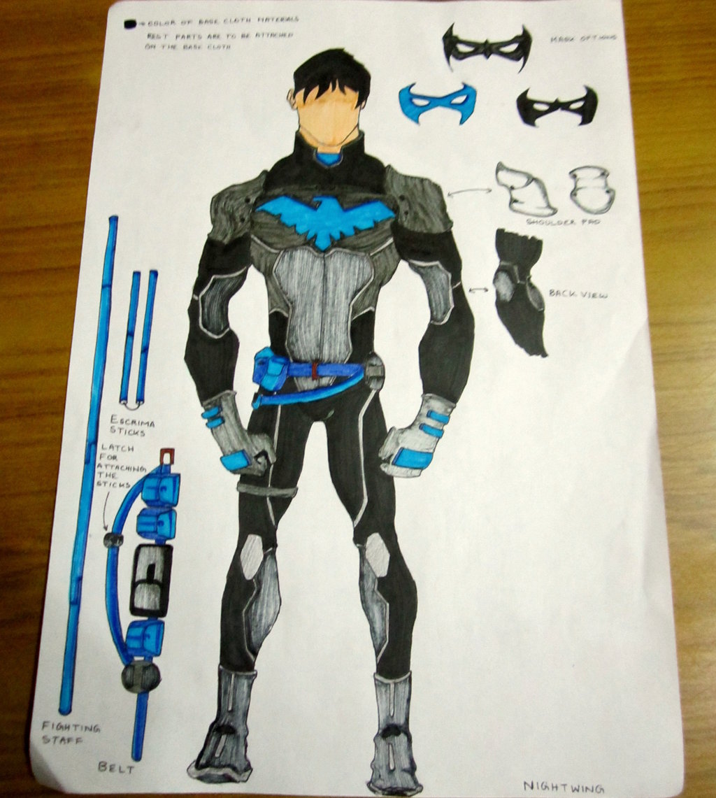 Nightwing Costume For Sale Make a Nightwing Costume of Your Own