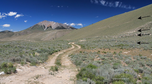 Borah Peak Idaho geology earthquake fault scarp travel trail hiking climbing copyright RocDocTravel.com