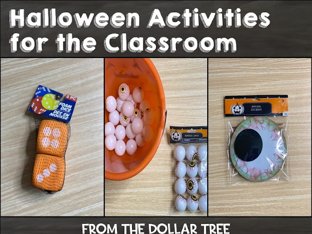 Halloween Activities for the Classroom from the Dollar Tree