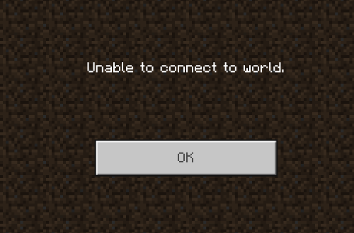 Minecraftが世界に接続できません