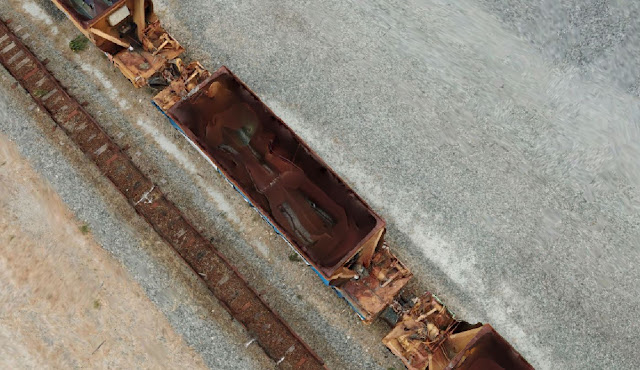 Drone scan train carriage Leighton Beach using Drone Deploy Drone scan train carriage Leighton Beach using Drone Deploy