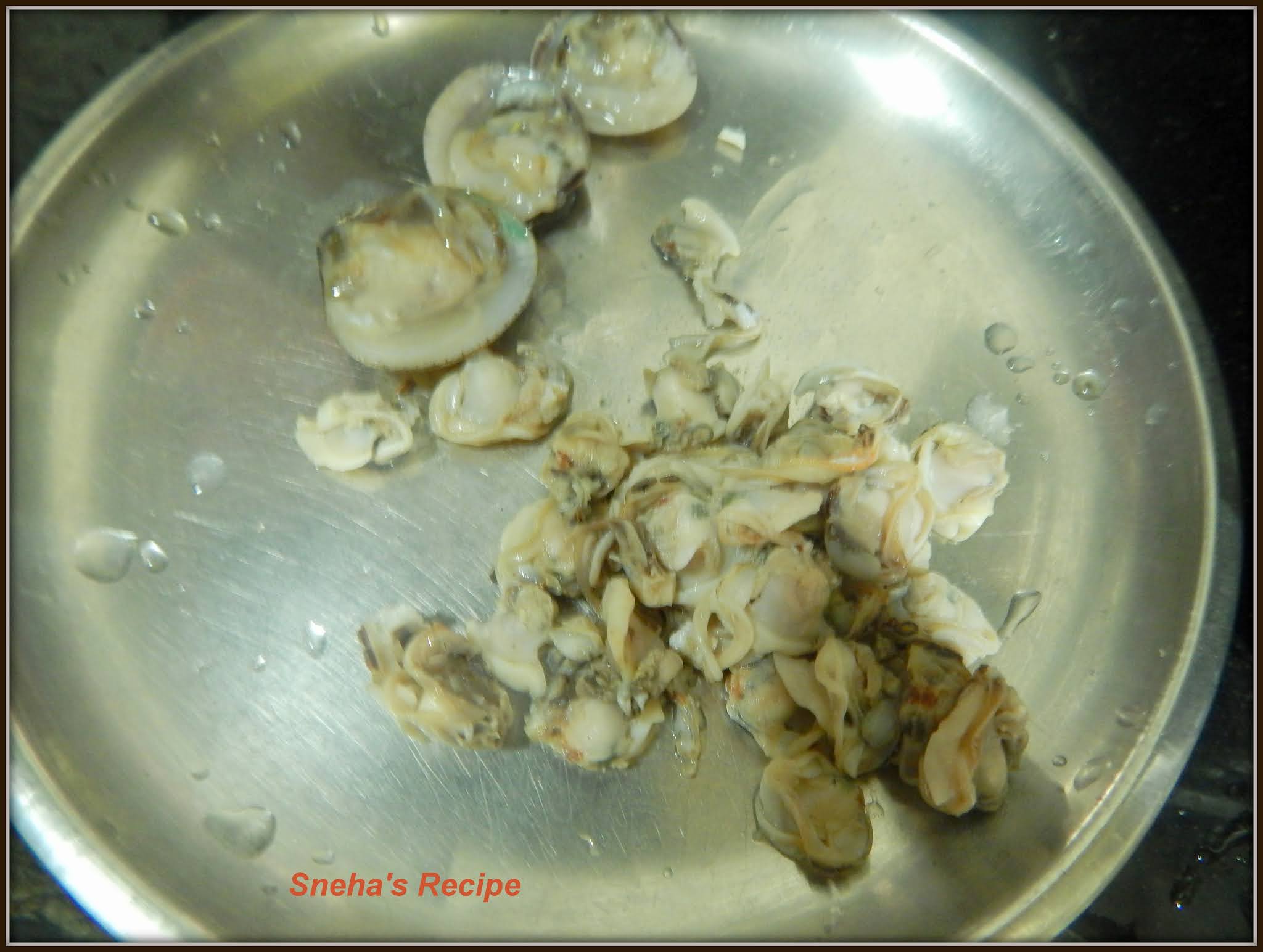 East Indian Clams / Shimpies CurryFishFriday Sneha's Recipe